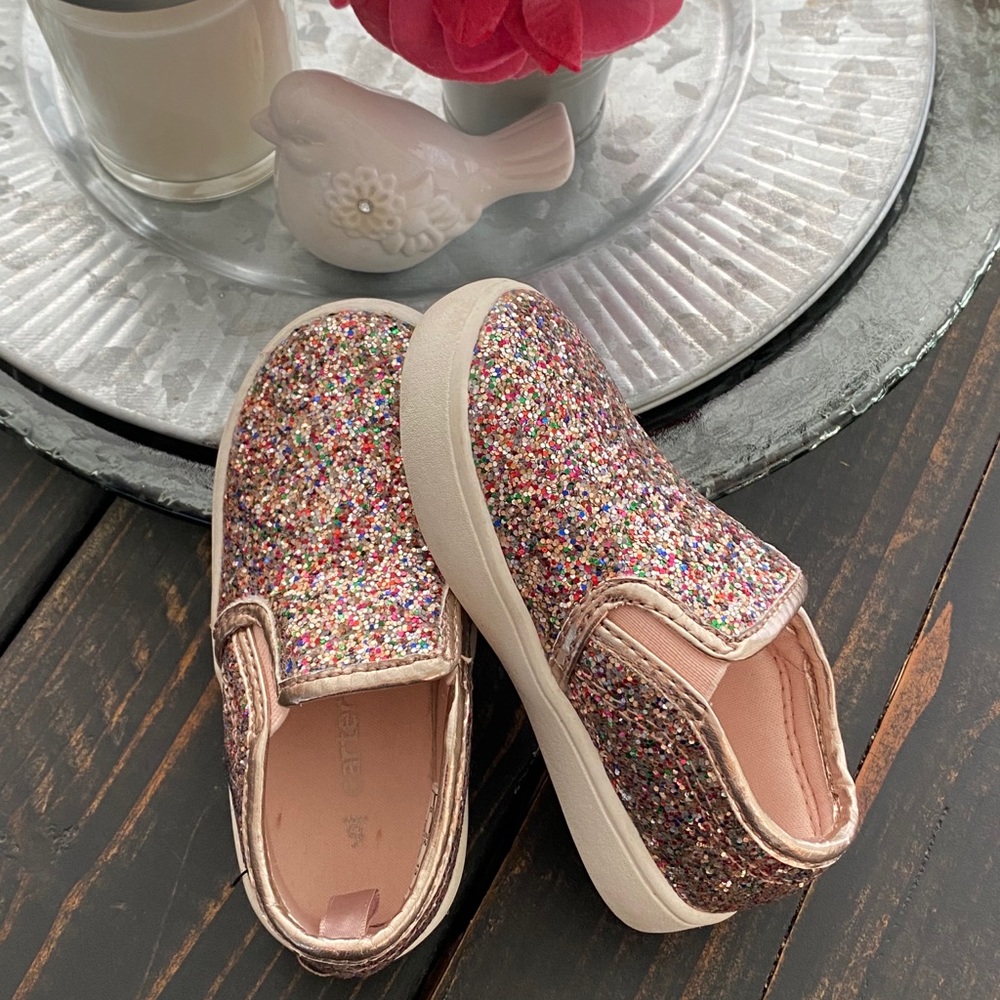 Glitter slip on